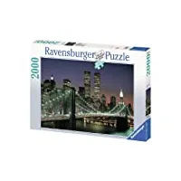 ravensburger - puzzle - le pont de brooklyn : new york - 2000 pièces