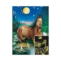 ravensburger - puzzle - rêve de chevaux - 500 pièces
