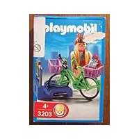 playmobil 3203 - jeu de construction - femme avec vélo -