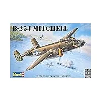 revell-monogram maquette d'avion b-25j mitchell échelle 1/48, 85-5512, multicolor
