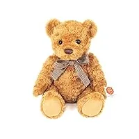 hermann teddy collection - peluche - 91398 - ours en pyjama jaune - 36 cm