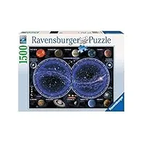ravensburger - puzzle adulte - puzzle 1500 p - planisphère céleste - 16373