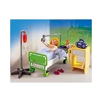 playmobil - 4405 - jeu de construction - patient / chambre d'hôpital