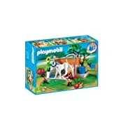 playmobil - 4193 - jeu de construction - box de lavage pour chevaux