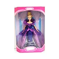 mattel barbie poupée blonde sparkle beauty robe de bal violette special edition collection 1997