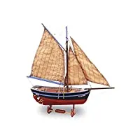 artesanía latina - maquette de bateau en bois - bateau de pêche français, bon retour - modèle 19007, Échelle 1:25 - modèles réduits à assembler - niveau débutant