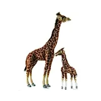 anima - peluche girafe 90cm