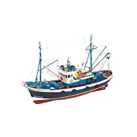 artesanía latina - maquette de bateau en bois - bateau de pêche thonier du mar cantábrico, marina ii - modèle 20506, Échelle 1:50 - maquettes à monter - niveau avancé