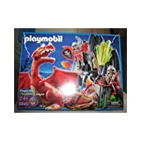 playmobil - 5840 - chevaliers et dragon rouge - 38 pcs