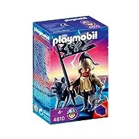 playmobil - 4810 - figurine - chevalier des loups avec hache