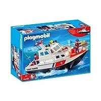playmobil - 4448 - figurine - gardes-côtes et bateau