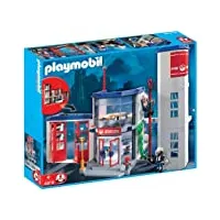 playmobil - 4819 - jeu de construction - caserne de pompiers