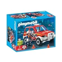 playmobil - 4822 - jeu de construction - voiture de pompier