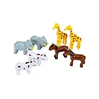theo klein 66 funny puzzle puzzle magnétique 8 animaux les pièces du puzzle se fixent entre elles par aimant jouet pour enfants partir d'un an