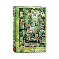 eurographics puzzle forêt tropicale (1000 pièces)