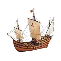 artesanía latina - maquette de bateau en bois - caravelle espagnole de la découverte de l'amérique, la pinta - modèle 22412, Échelle 1:65 - modèles réduits à assembler - niveau intermédiaire