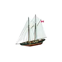 artesanía latina - maquette de bateau en bois - bateau de pêche et de régate, goélette canadienne bluenose ii - modèle 22453, Échelle 1:75 - modèles réduits à assembler - niveau initié