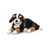 steiff - 79528 - peluche - bouvier bernois chien senni - noir/brun/blanc
