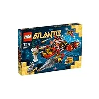 lego atlantis - 7984 - jeu de construction - le torpilleur des profondeurs