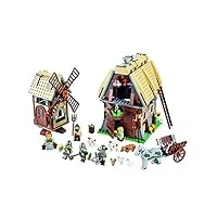 lego kingdoms - 7189 - jeu de construction - l'attaque du village du moulin