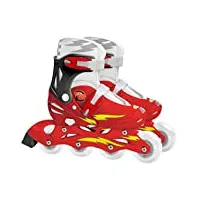 stamp - disney - cars - j892302 - vélo et véhicule pour enfant - patins en ligne ajustable - cars 2 - taille 30-33 rouge