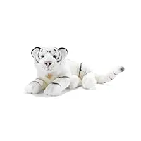plush & company - 05998 - peluche - neve tigre blanc - 50 cm