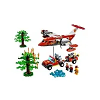 lego city - 4209 - jeu de construction - l'avion des pompiers