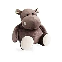 histoire d'ours - peluche hippopotame - 120 cm - marron - idée cadeau enfant - hippo - dans la savane - ho1197