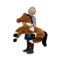 sweety toys 1883 peluche cheval couché 90 cm