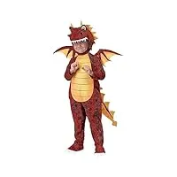 déguisement de dragon rouge pour garçon 4-6 ans