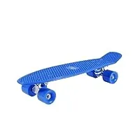 hudora - 12137 - vélo et véhicule pour enfant - skateboard retro - bleu
