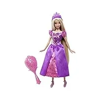 disney princesses - x9383 - poupée - raiponce cheveux magiques