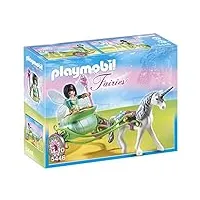 playmobil - 5446 - figurine - fée papillon avec calèche et licorne