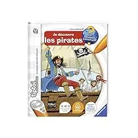 ravensburger - livre d'aventure interactif tiptoi - je découvre les pirates - jeux électroniques éducatifs sans écran en français - a partir de 4 ans - 00591