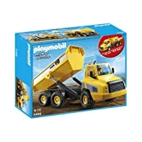 playmobil - 5468 - figurine - grand camion À benne basculante
