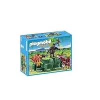 playmobil - 5415 - figurine - gorilles et okapis avec végétation
