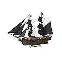 aubaho modèle de navire maquette de bateau bateau de pirates bois 78cm pas de kit
