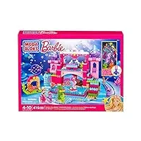 mega bloks - 80241 - jeu de construction - barbie - château de sirène