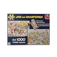 jumbo - 619003 - 2 puzzles - jvh - food frenzy - 1000 pièces