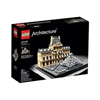 lego architecture - 21024 - jeu de construction - le louvre