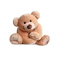 histoire d'ours - très grande peluche ours - gro's ours - 90 cm - couleur miel - peluche xxl très douce et mignonne pour les calins - idée cadeau de naissance et anniversaire pour enfants - ho2525