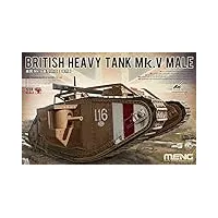 meng kit maquette 1 : 35 tank de l'armée britannique mk v male multicolore
