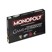 game of thrones jeu monopoly - version import