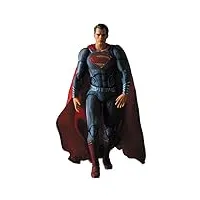 medicom batman v superman : dawn of justice : superman maf ex figurine d'action