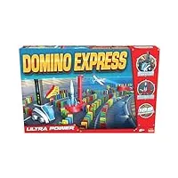 domino express - ultra power - jeu de construction - a partir de 6 ans - courses de dominos - deviens le roi de la cascade - a jouer seul, en famille ou entre amis - 1 joueur et plus
