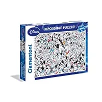clementoni - 393589 - puzzle - 101 dalmatiens - 1000 pièces