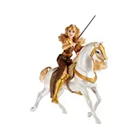 mattel dc wonder woman reine hippolyta poupée et cheval, 12" figure