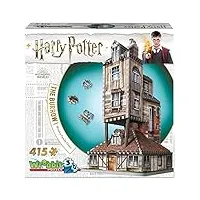 wrebbit3d , harry potter: the burrow - the weasley's family home (415pc) , 3d puzzle , ages 14+