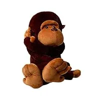 yunnasi peluche géant singe xxl 110cm animal jouets cuddle orang-outan cadeau pour petite amie et anniversaire