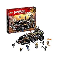lego®-ninjago® le véhicule de combat dieselnaut jeu pour enfant 9 ans et plus, briques de construction garçon et fille, 1179 pièces 70654
